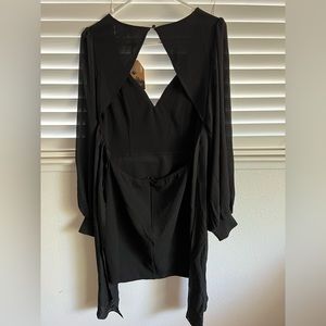 Pink lily Black Dress